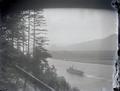Highway and steamer in Columbia River