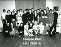 Group photo of the Campus Club at Avery Lodge, Fall 1962