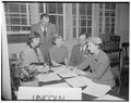 State high school principals and representatives interview graduates of their schools, February 1954