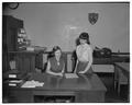 "Audrey and Patty Daum, sisters from Portland who were very outstanding in various campus activities," May 1953