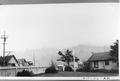 A view of Yachats during the time of the Big Creek Burn showing the smokey conditions.