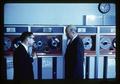 Computing Center Director Dr. Darrel Aufenkamp and Dean Roy Young, 1966