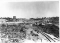 View looks north through Manary Logging Co.'s Camp 1