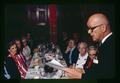 Paul Weswig reading state director reports on legislative action, Oregon School Employees Association, Oregon State University, Corvallis, Oregon, circa 1970