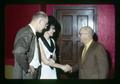 George Morris Robertson, Pollie Robertson, and another at Robertson reception, Oregon State University, Corvallis, Oregon, circa 1973