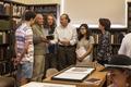 Giustina Foundation Donors Visit Special Collections and University Archives (8 of 25)