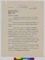 Letter to Gertrude Bass Warner from Dr. F. L. Hawks Pott