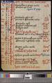 Fragment of a calendar leaf from a manuscript breviary [MS 121] [001a]