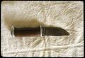 Finnish puukko knife made around 1917 or early 1920s by Matt H. Tolonen (property of Carl Tolonen)