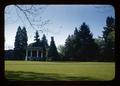 Bandstand on Oregon State University campus, Corvallis, Oregon, circa 1963