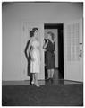 Participants in a Home Economics fashion show for Mothers Weekend, April 1959