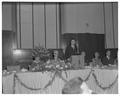 Governor Mark Hatfield speaking at President Strand's retirement event