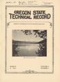 Oregon State Technical Record, March 1929