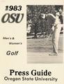 1983 Oregon State University Men's and Women's Golf Media Guide