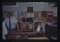 Coin dealer John Slosher in his shop, Portland, Oregon, July 1974