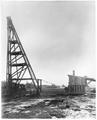 Pile driver used by the US Army to build their logging railroads in Lincoln County during World War I