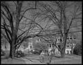 View of Mines Building (Batcheller Hall) from sidewalk, 1955