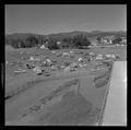 Attendee campground by Parker Stadium, American Institute of Biological Sciences national convention, August, 1962