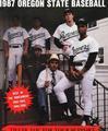 1987 Oregon State University Men's Baseball Media Guide