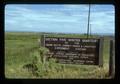 Section Five Winter Quarters sign, Squaw Butte Harney Range & Livestock Experiment Station, Burns, Oregon, 1975