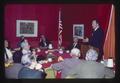 Oregon State University Vice President Clifford Smith speaking at Triad Club meeting, Corvallis, Oregon, March 1979