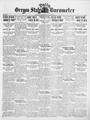 Oregon State Daily Barometer, April 25, 1928