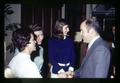 Marilyn Young, Janet Young, and Bill Nelson at Dan Poling retirement dinner, Oregon State University, Corvallis, Oregon, 1970