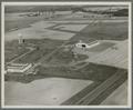 Aerial view of Corvallis airport looking east