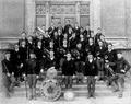 Oregon Agricultural College student cadet band, including Joshua Robert Akers who played the French horn