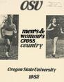 1982 Oregon State University Men's and Women's Cross Country Media Guide