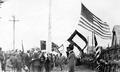 Spruce Production Division (SPD) Soldiers at Bandon, OR July 4, 1918