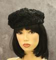 Hat of black Persian lamb fur