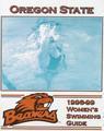 1998-1999 Oregon State University Women's Swimming Media Guide