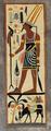 Wall Hanging with large Egyptian male figure dressed in clothing like that of Pharaohs