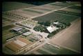 Aerial view of farm, circa 1960