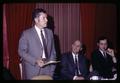 President Gregory Wolfe, President Roy Young, and President Rob Phillips at AAUP meeting, Corvallis, Oregon, February 1970