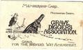 Pro-prohibition Multnomah County Grave Diggers' Association membership card
