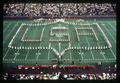 Oregon State University and University of Washington marching bands in USA Shield formation, Oregon State University, Corvallis, Oregon, October 24, 1970
