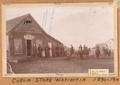 Corum Store (Post Office) in Wapinitia, 1891 - 1910H.T. Corum, Mrs. H.T. Corum, Lizzie and Bill Davis, other unidentified people