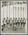 University of Washington rowing team at Poughkeepsie, New York, 1925