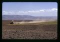 Tractor plowing pea field, Umatilla County, Oregon, circa 1973