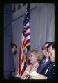 Alice Corbett, Blaine Whipple, and Ted Kennedy at Democratic Party brunch at Hilton Hotel, Portland, Oregon, June 30, 1973