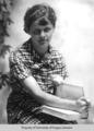 Student, Berea College: young woman in plaid dress