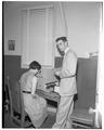 Reading clinic, Martin Ludwig, English Department, September 1954