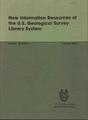 New information resources of the U.S. Geological Survey Library System