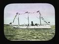 The American flag and an American ship, in 1898