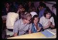 Campers singing after dinner at Camp Arago, Oregon, July 1969