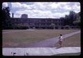 View across the quad to the William Jasper Kerr Library, Oregon State University, Corvallis, Oregon, July 1969