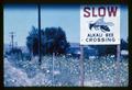 Alkali bee crossing sign, 1968