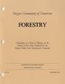 Oregon Community of Tomorrow: Forestry, November 1970